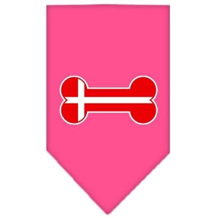 UNCONDITIONAL LOVE Bone Flag Denmark  Screen Print Bandana Bright Pink Small UN757708
